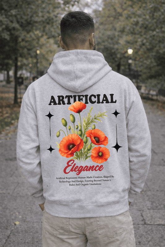 Avyron Clothing floral poppy back graphic hoodie