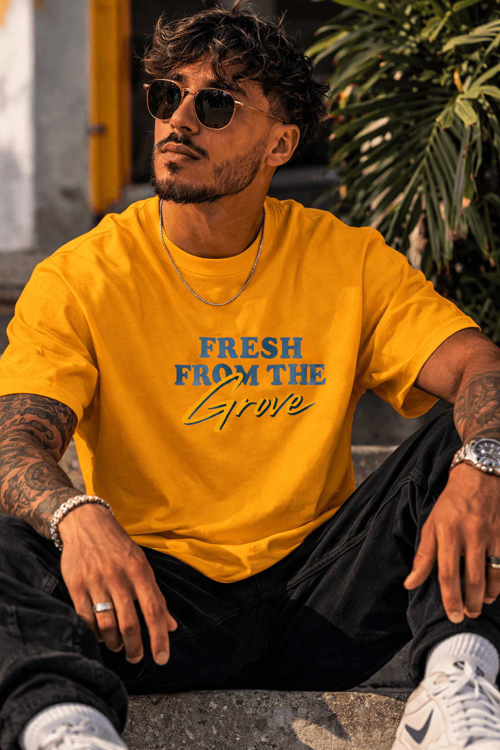 Avyron Clothing lemon citrus retro graphic t-shirt