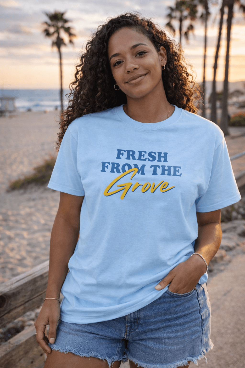 Avyron Clothing lemon citrus retro graphic t-shirt