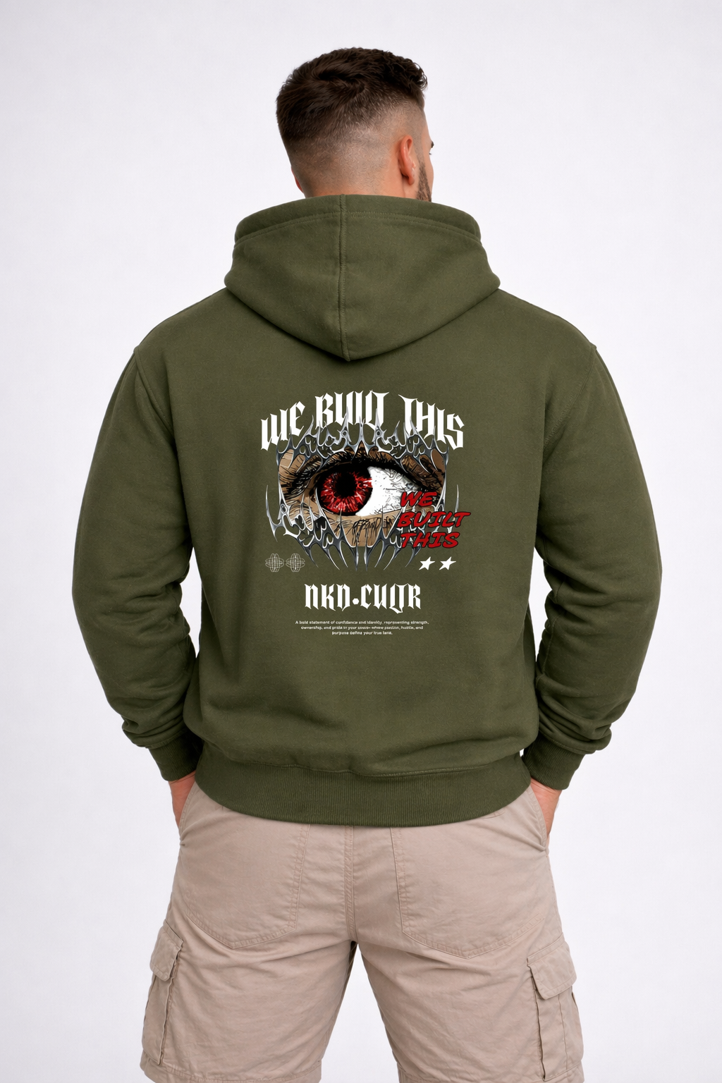 We Burn This Eye Graphic Hoodie | Gothic Eyeball Band Tee Style