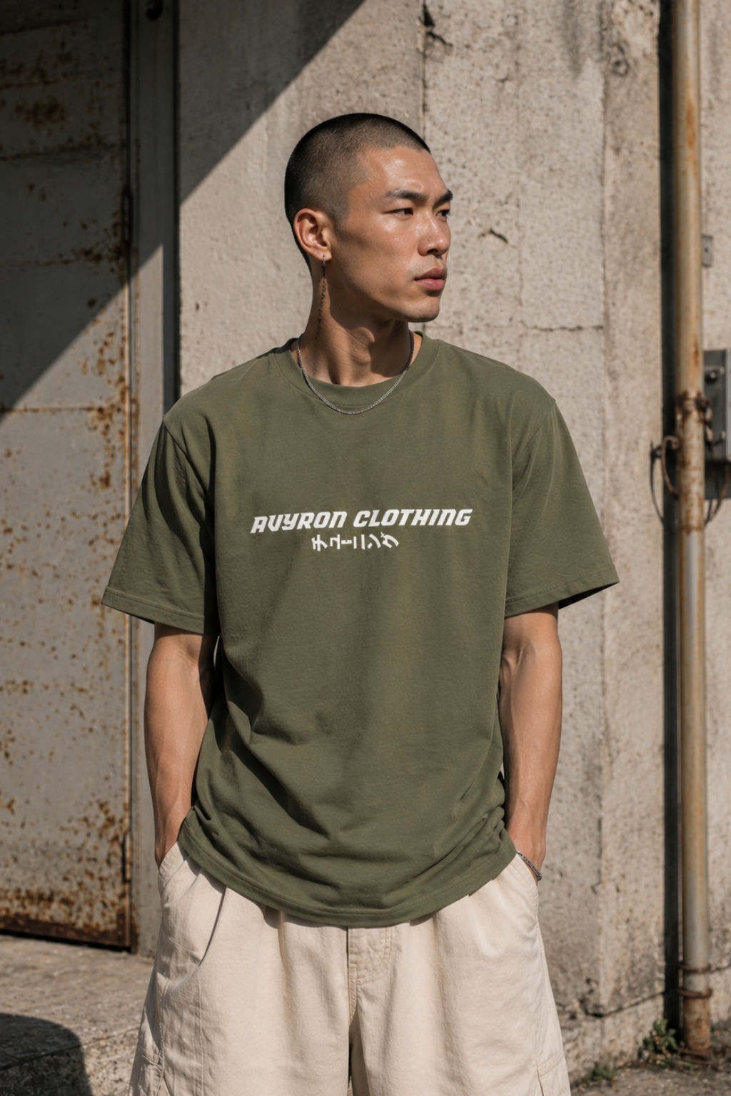 Anime Streetwear Tee — 'Ayakasa' Graphic Back Print