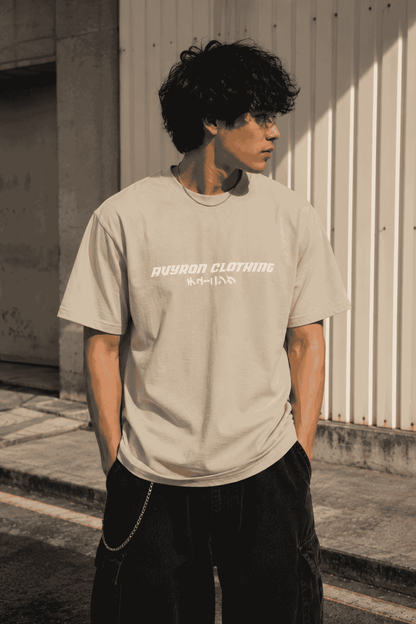 Anime Streetwear Tee — 'Ayakasa' Graphic Back Print