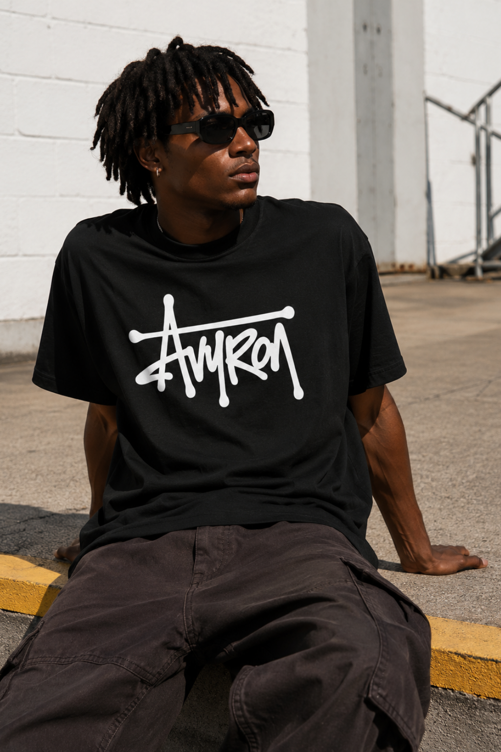 T-Shirt — Street Graffiti 'Avyron' Logo Tee