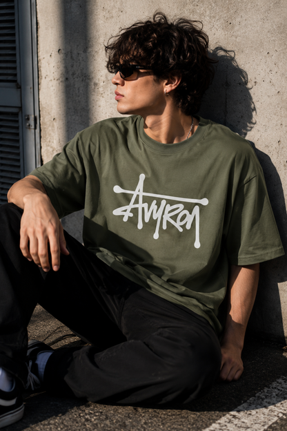 T-Shirt — Street Graffiti 'Avyron' Logo Tee