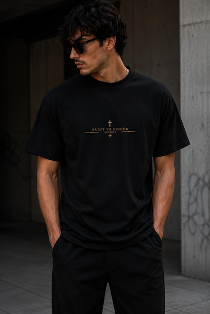 Gothic Cross T-Shirt, Dark Vintage Graphic, Gothic Streetwear