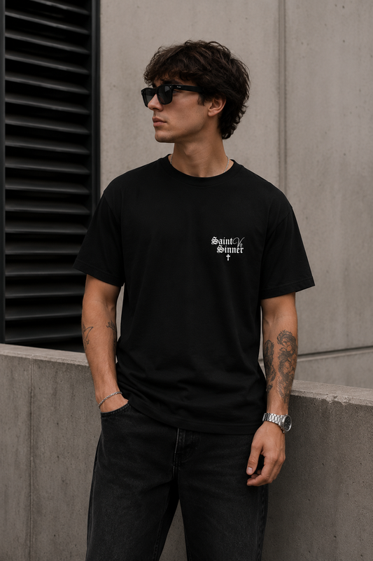 Gothic Angel T-Shirt, Renaissance Graphic, Dark Streetwear