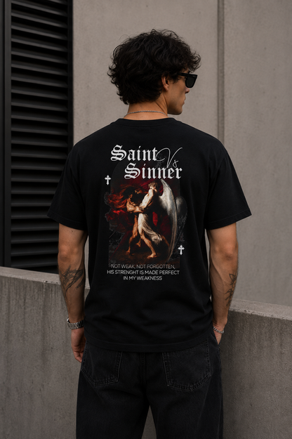 Gothic Angel T-Shirt, Renaissance Graphic, Dark Streetwear
