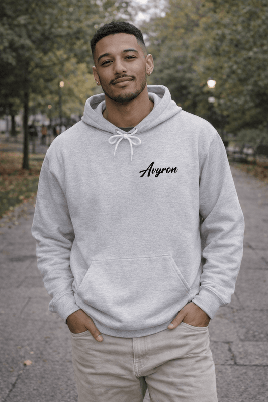 Avyron Clothing floral poppy back graphic hoodie