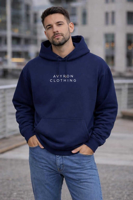 Avyron Clothing silence graphic black hoodie bold back print streetwear