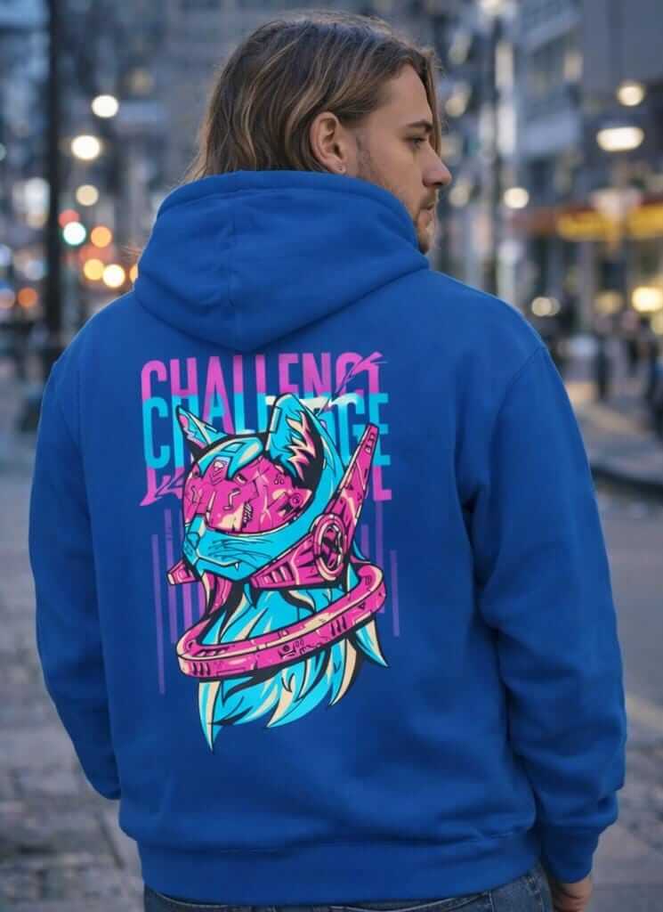 Avyron Clothing neon skull bleeding heart hoodie