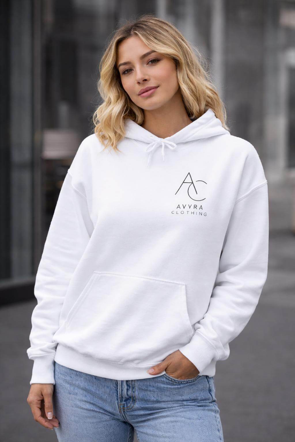 Avyron Clothing be yourself fade typography hoodie