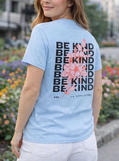 Avyron Clothing be kind floral butterfly typography tee