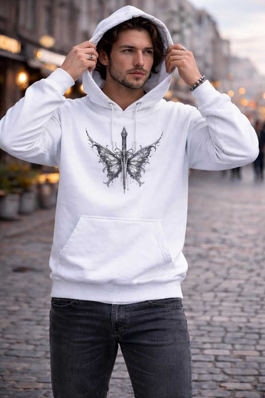 Avyron Clothing artistic butterfly floral unisex sweatshirt