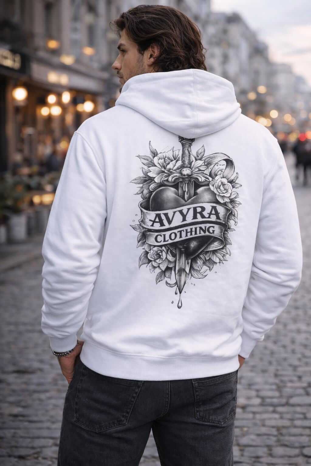 Avyron Clothing artistic butterfly floral unisex sweatshirt