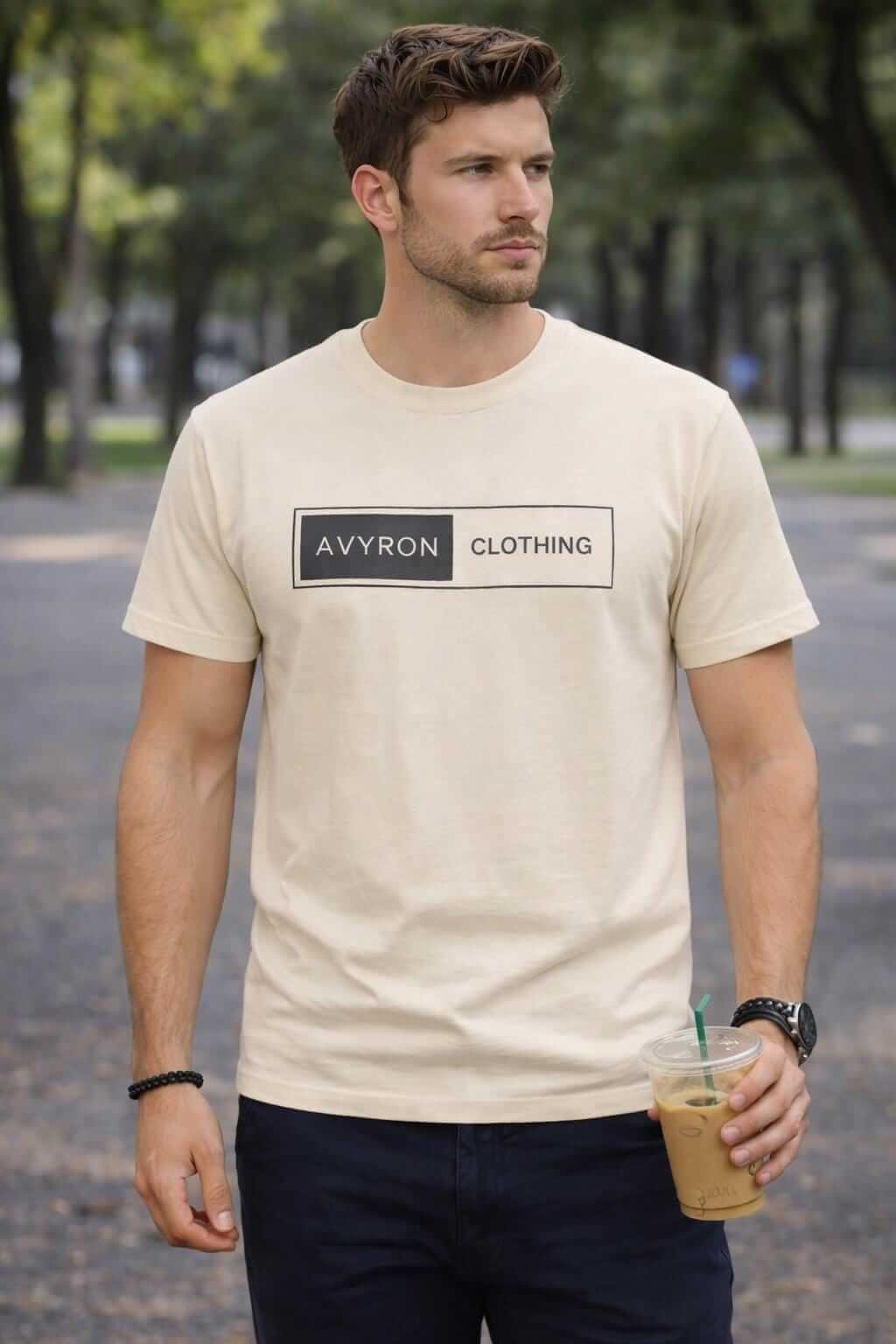 Avyron Clothing classic logo minimal t-shirt
