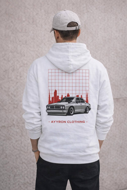 Avyron Clothing retro skyline JDM coupe car hoodie