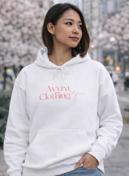 Avyron Clothing samurai silhouette red moon Japanese sunset graphic hoodie