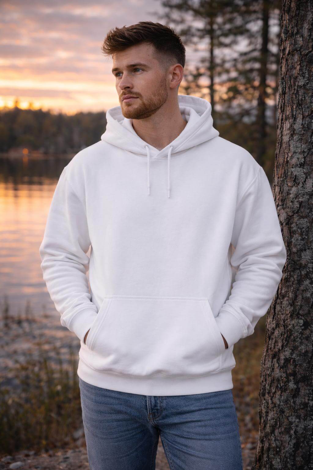 Avyron Clothing botanical mushrooms birds graphic hoodie
