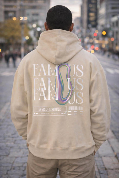 Avyron Clothing famous repeat typography branded streetwear logo hoodie