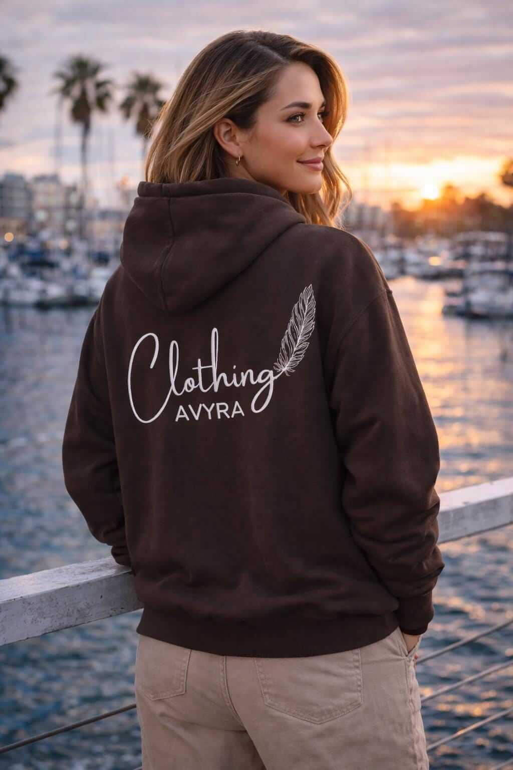 Avyron Clothing Avyra logo hooded sweatshirt