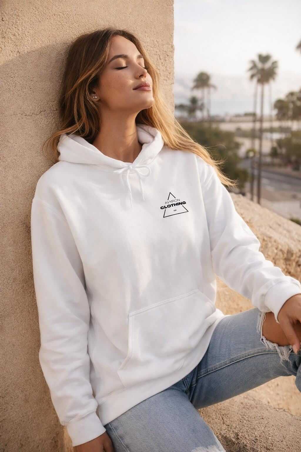 Avyron Clothing push your limit motivational typography hoodie