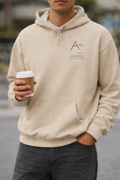 Avyron Clothing be yourself fade typography hoodie