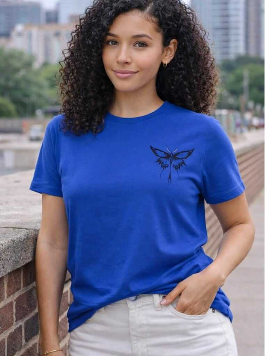 Avyron Clothing be kind floral butterfly typography tee