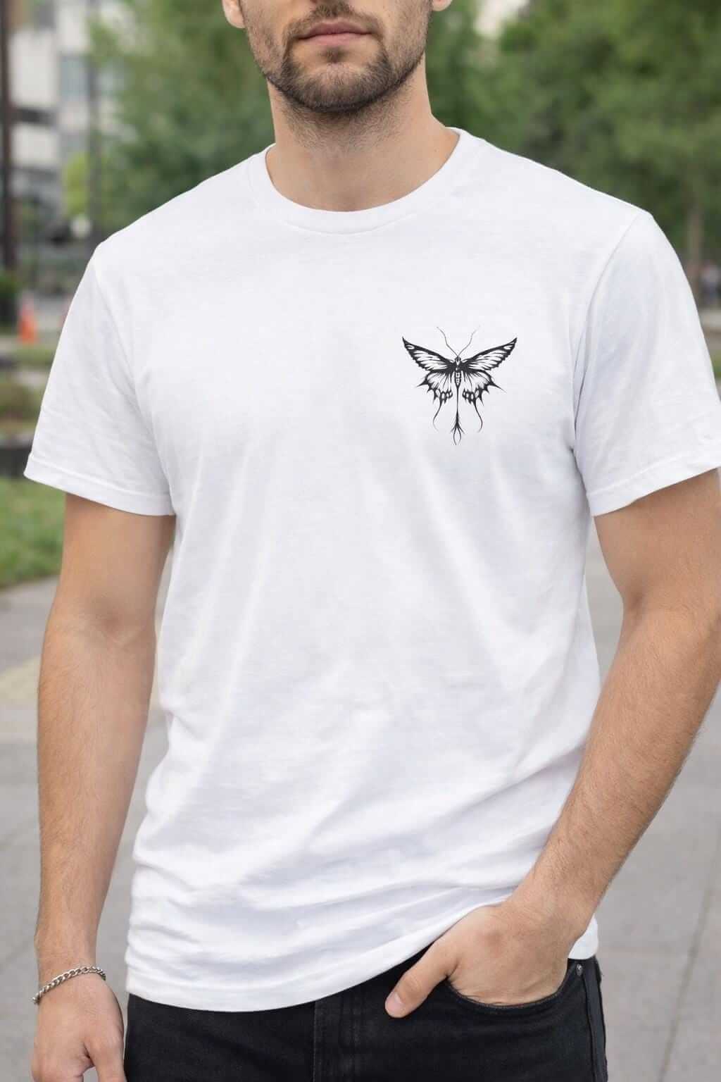 Avyron Clothing be kind floral butterfly typography tee