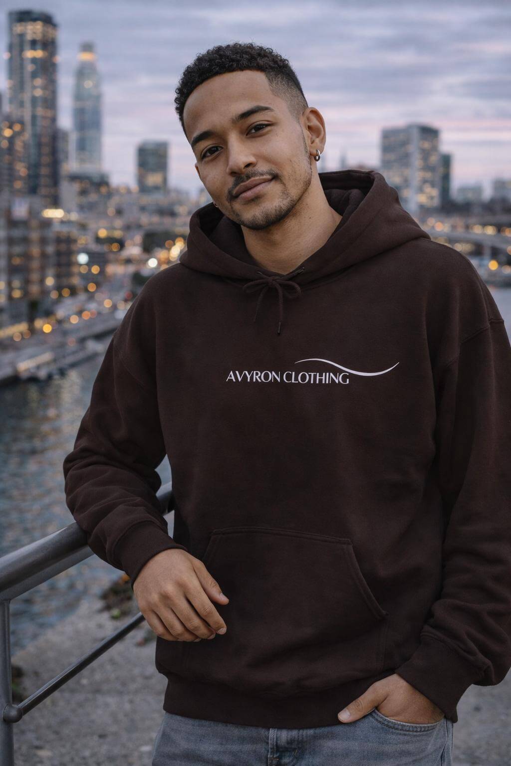 Avyron Clothing brown horse equestrian graphic hoodie