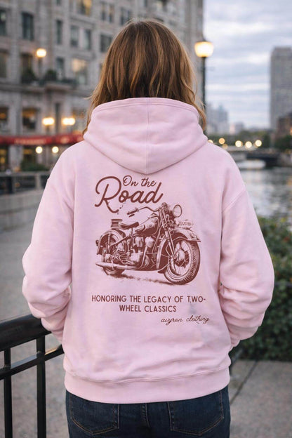Avyron Clothing vintage motorcycle illustration hoodie sweatshirt
