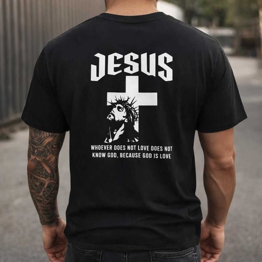 Avyron Clothing Jesus cross crown of thorns scripture graphic tee