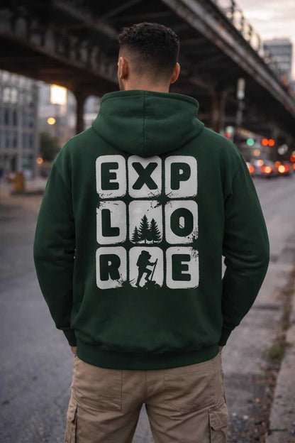 Avyron Clothing explore blocks hiking graphic hoodie