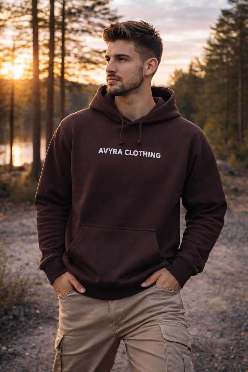 Avyron Clothing explore blocks hiking graphic hoodie