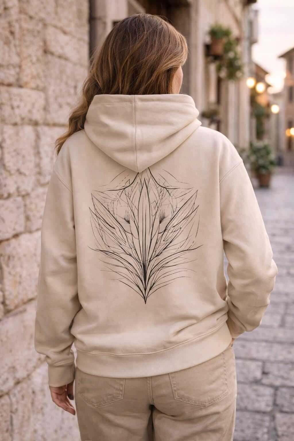 Avyron Clothing abstract geometric minimalist hoodie