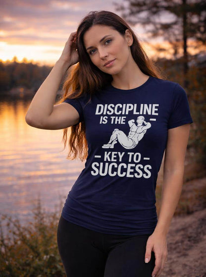 Avyron Clothing discipline is the key to success motivational tee
