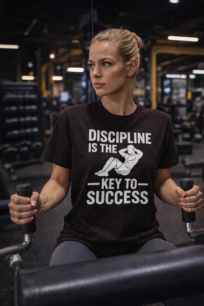 Avyron Clothing discipline is the key to success motivational tee