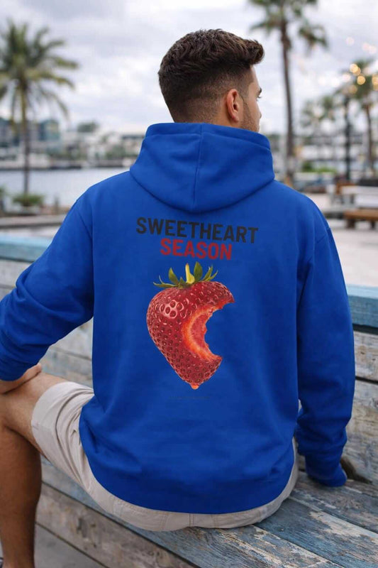 Avyron Clothing strawberry bite heart graphic hoodie