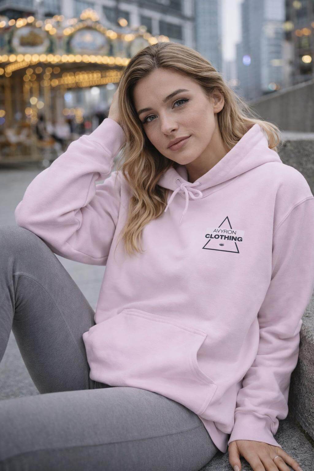 Avyron Clothing push your limit motivational typography hoodie