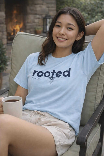 Avyron Clothing rooted tree roots typography t-shirt