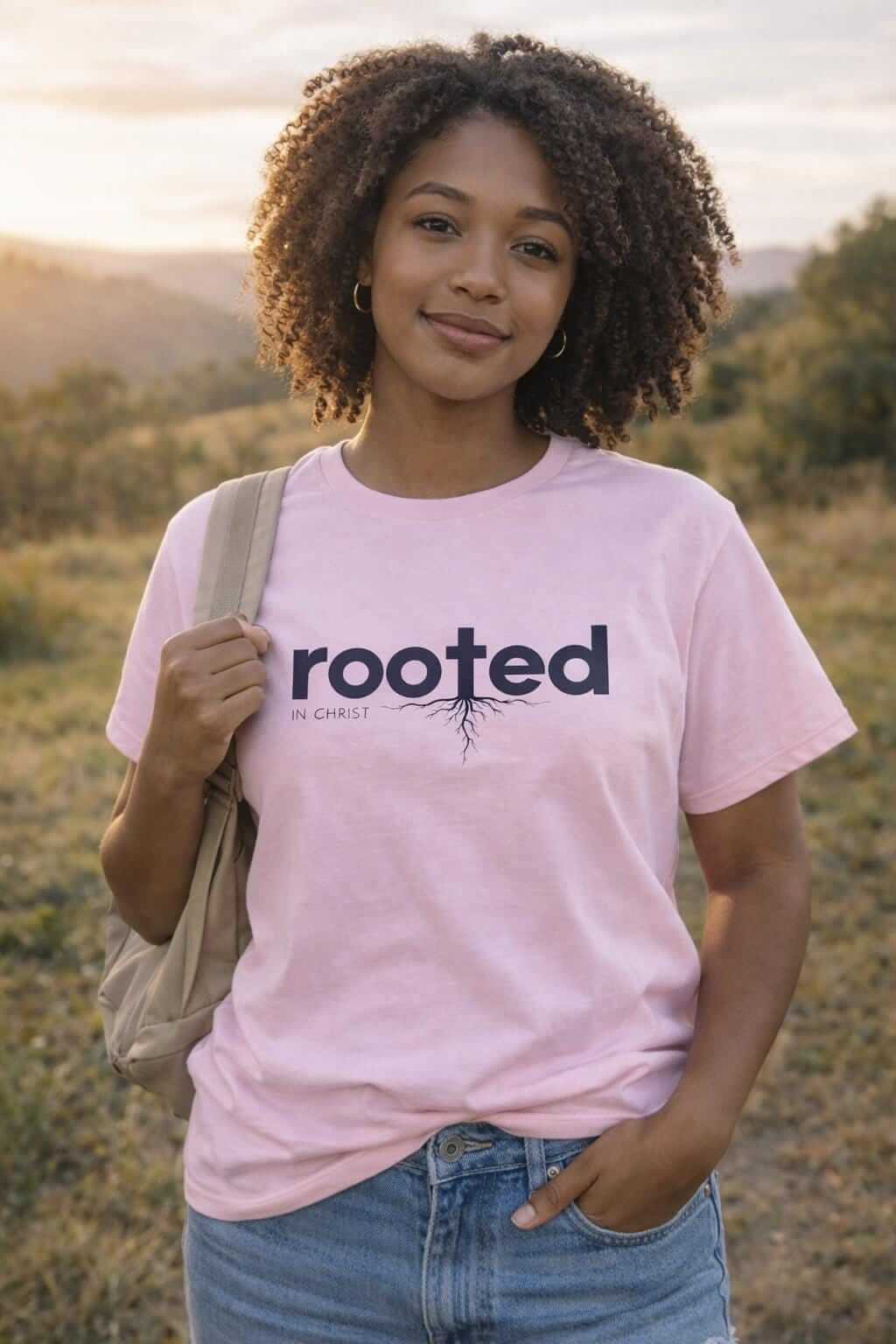 Avyron Clothing rooted tree roots typography t-shirt