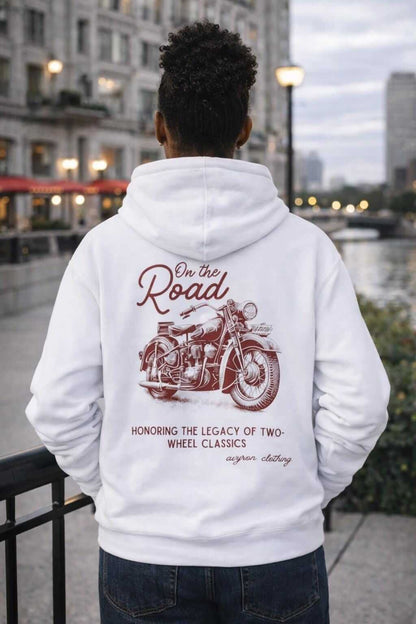 Avyron Clothing vintage motorcycle illustration hoodie sweatshirt