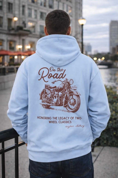 Avyron Clothing vintage motorcycle illustration hoodie sweatshirt