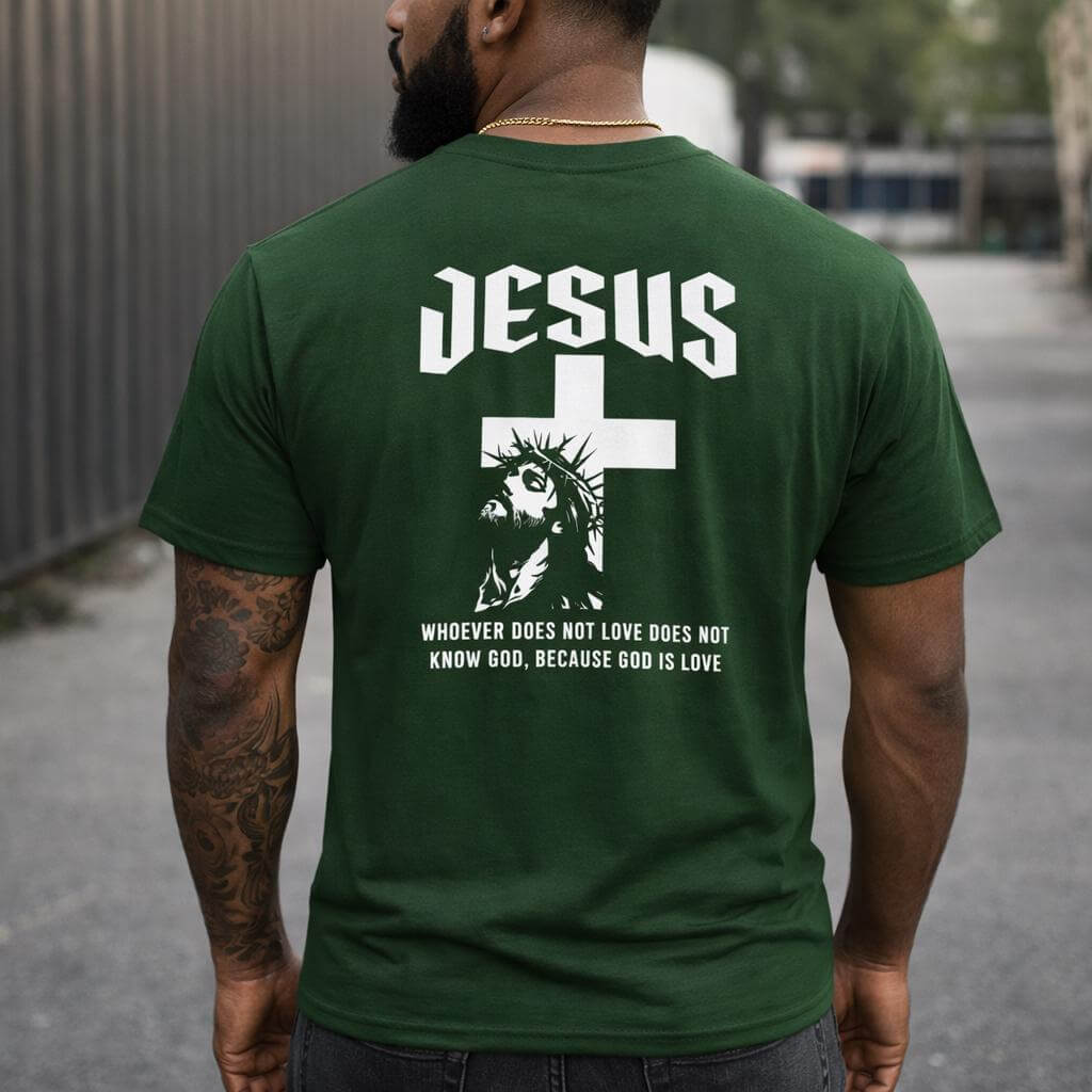 Avyron Clothing Jesus cross crown of thorns scripture graphic tee