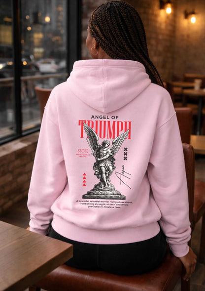 Avyron Clothing triumph angel statue graphic hoodie