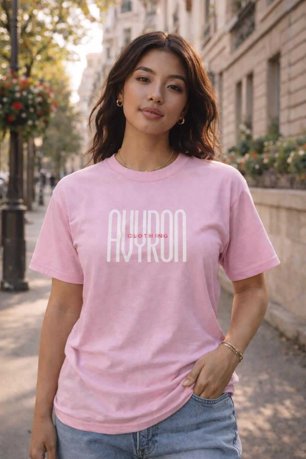 Avyron Clothing Alyxron retro typeface black graphic tee