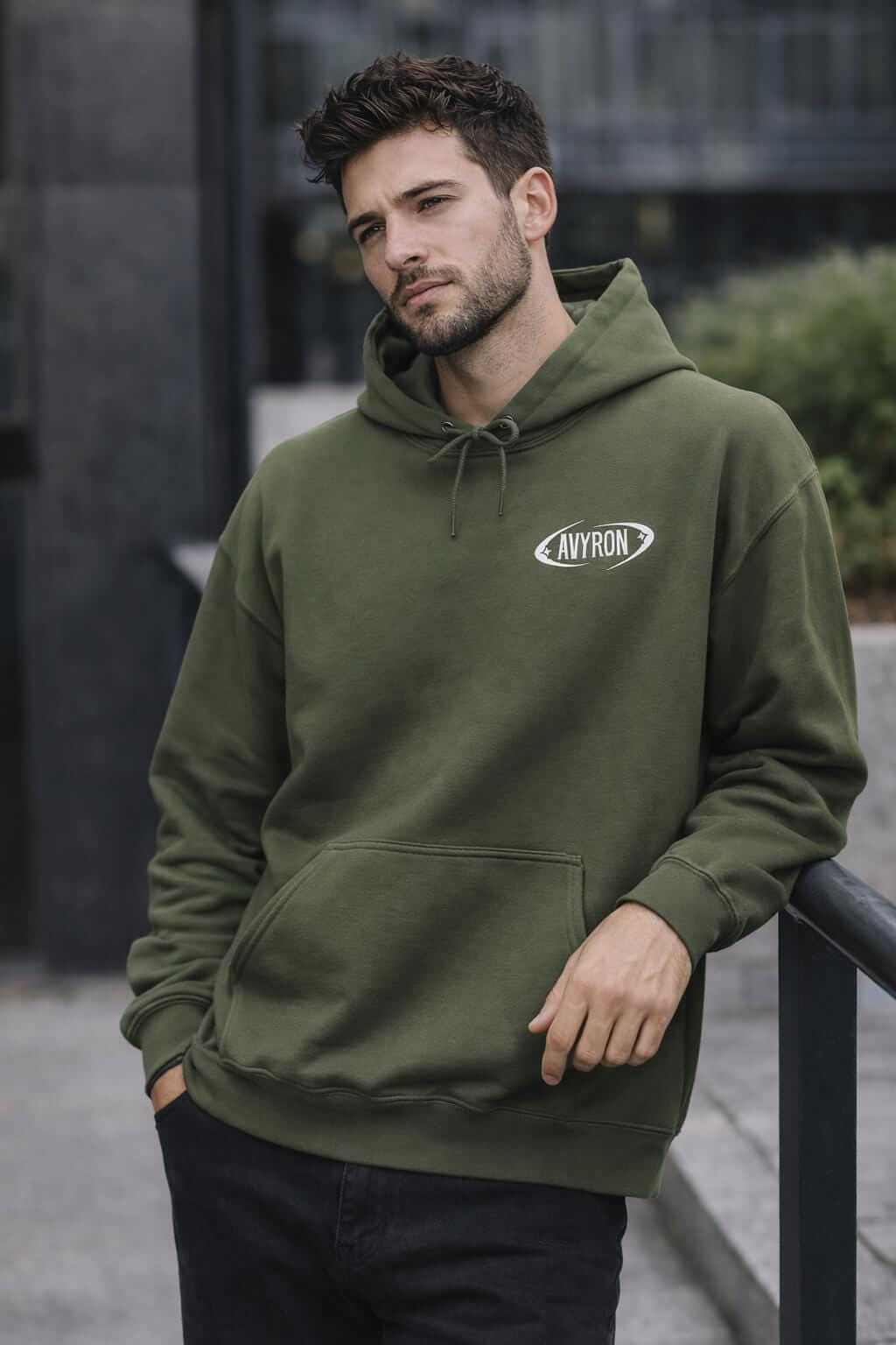 Avyron Clothing predator spider web black hoodie
