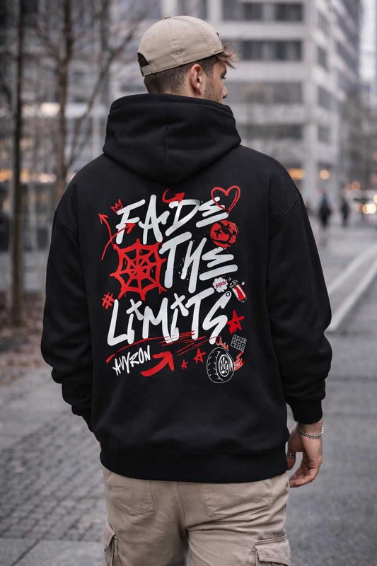 Avyron Clothing fade the limits graffiti graphic hoodie