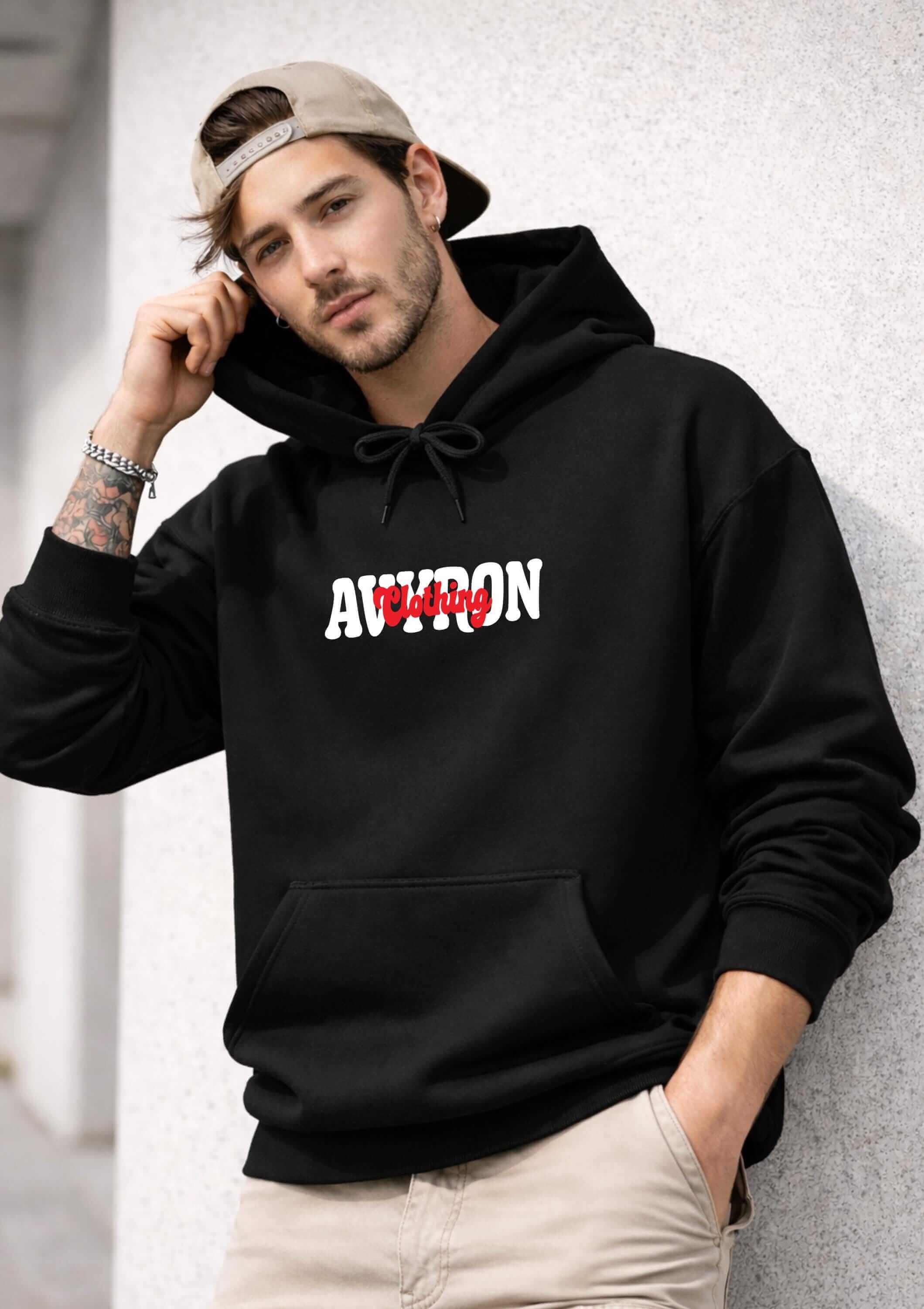 Avyron Clothing no money no friends graphic streetwear hoodie
