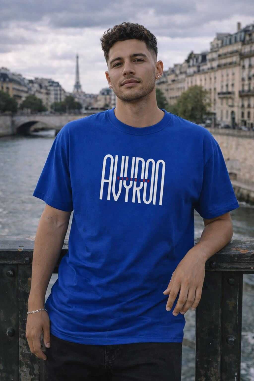 Avyron Clothing Alyxron retro typeface black graphic tee